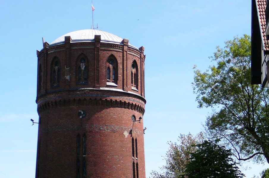 Wasserturm in Kolberg. Foto: Kolberg-Café Wasserturm in Kolberg. Foto: Kolberg-Café