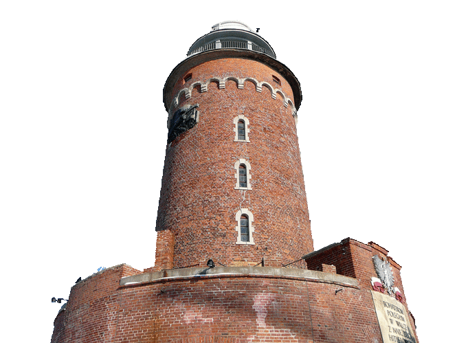 Leuchtturm in Kolberg. Foto: Kolberg-Cafe