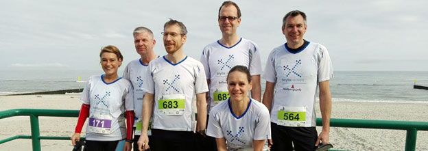 Vor dem Start zum (Halb-)Marathon. Foto: Starterteam Vor dem Start zum (Halb-)Marathon. Foto: Starterteam