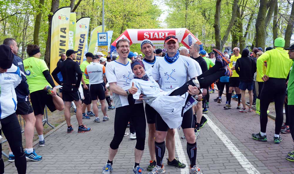 Marathon in Kolberg. Foto: Kolberg-Café Marathon in Kolberg. Foto: Kolberg-Café