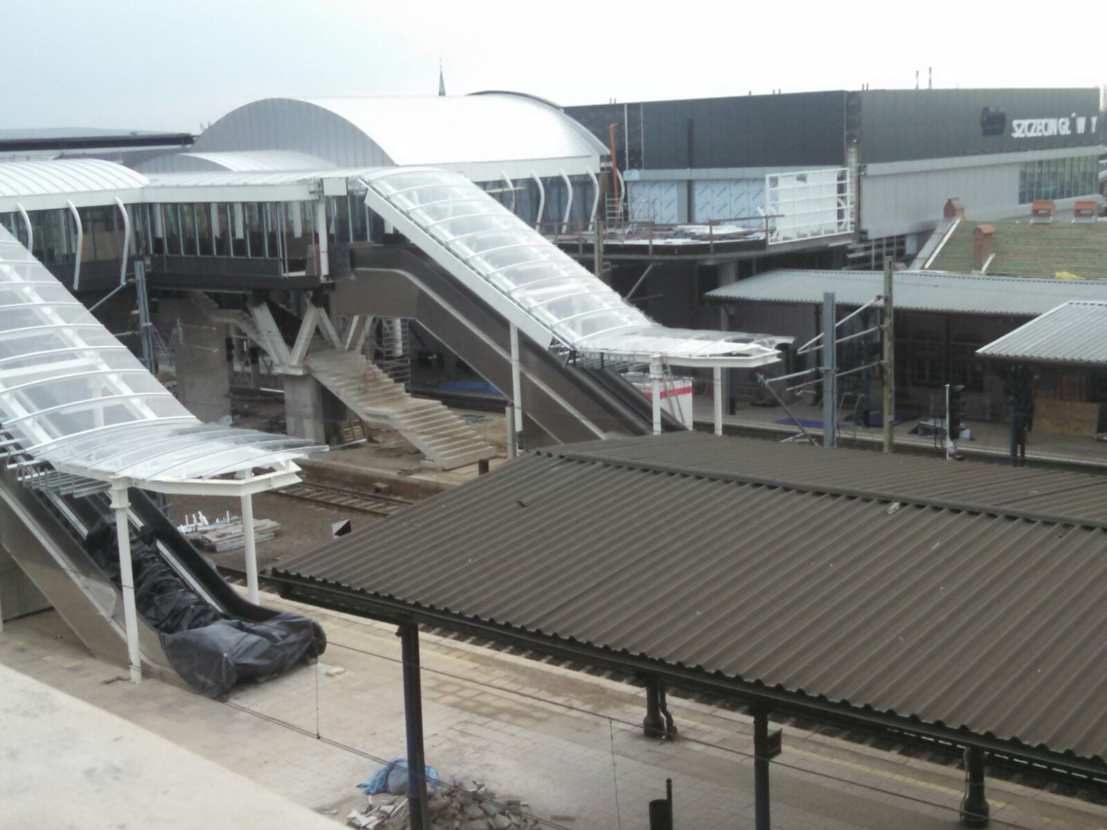 Umbau Bahnhof Stettin. Foto: Andreas Schwarze