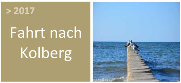 Titel für die Fahrt nach Kolberg 2017 Titel für die Fahrt nach Kolberg 2017