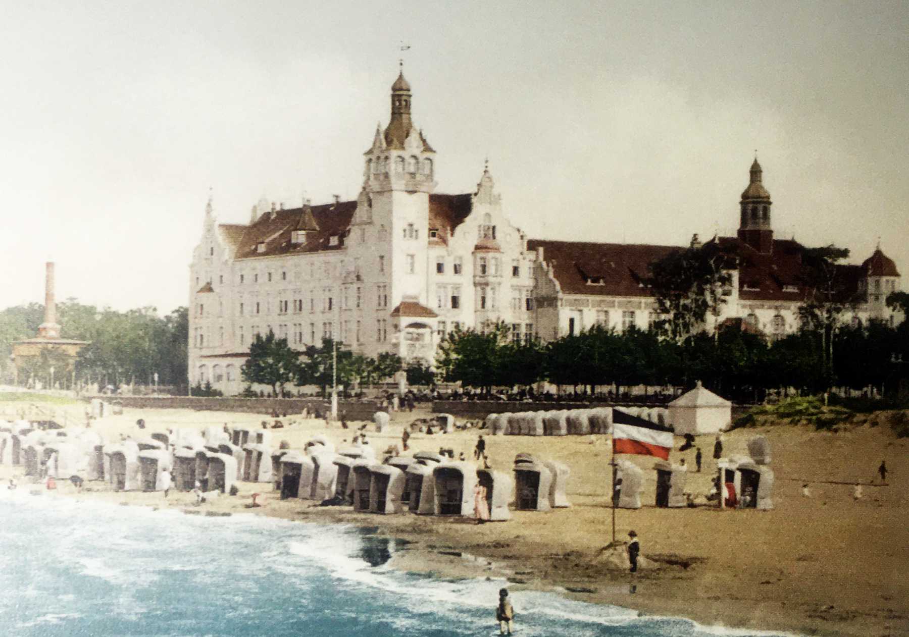 Strandschloss von der Seeseite (1900), Quelle: EZTH