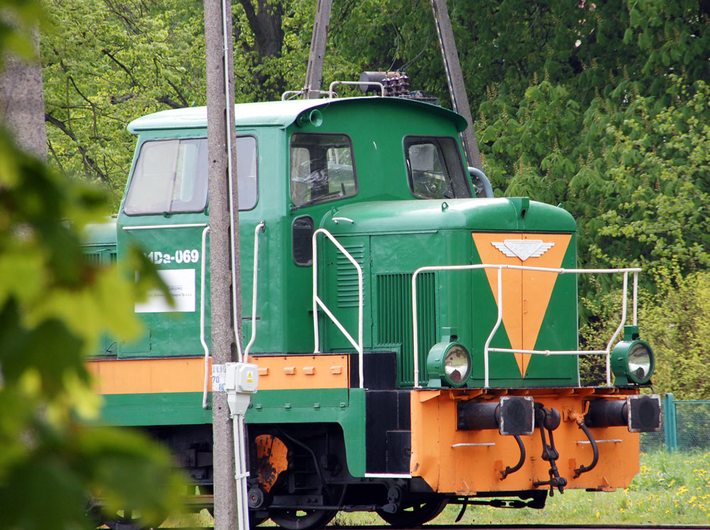 Ein Zug auf dem Kolberger Bahnhof. Foto: Kolberg-Cafe Ein Zug in Kolobrzeg (Kolberg)