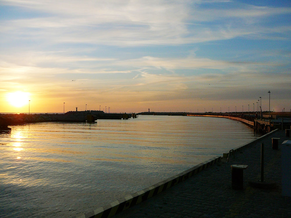 Ausfahrt am Hafen. Foto: Kolberg-Cafe