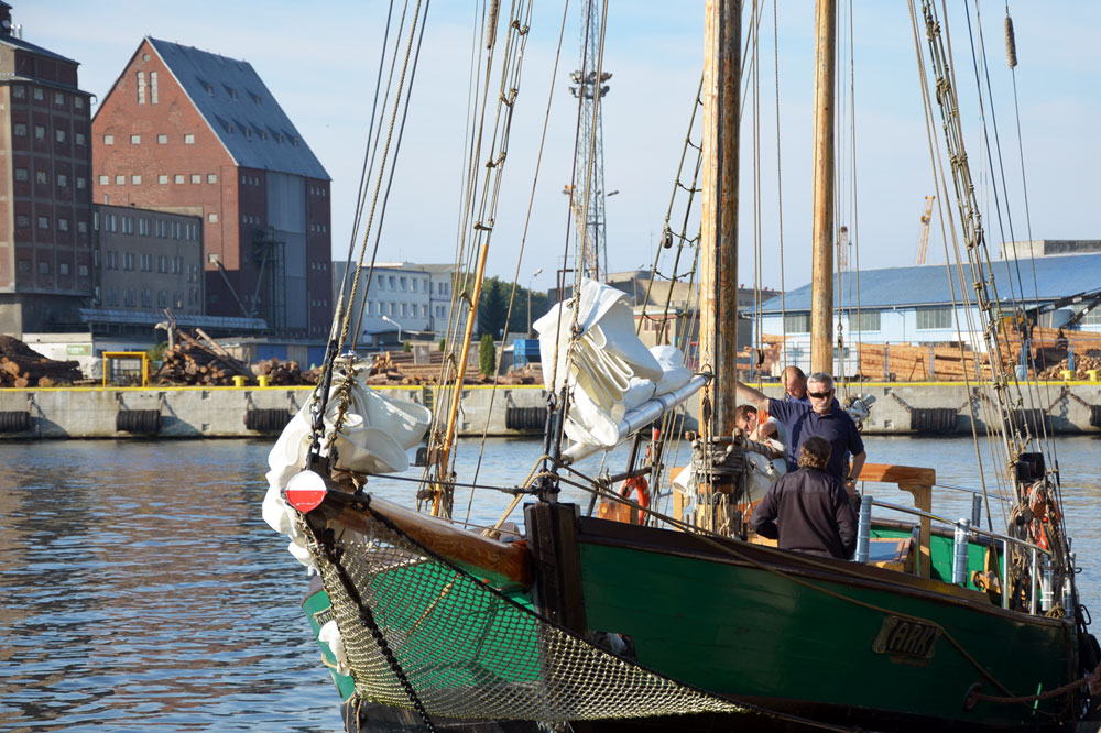 Fischereihafen in  Kolberg. Foto: Kolberg-Café