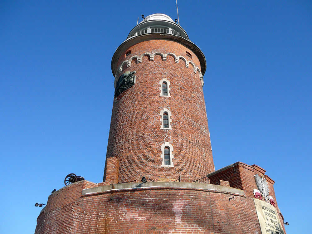 Leuchtturm in Kolberg. Foto: Kolberg-Café