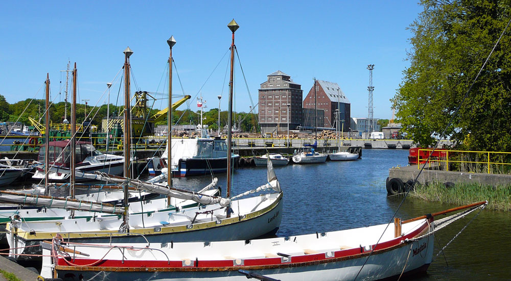 Hafen und Kurviertel - Kolberg-Café