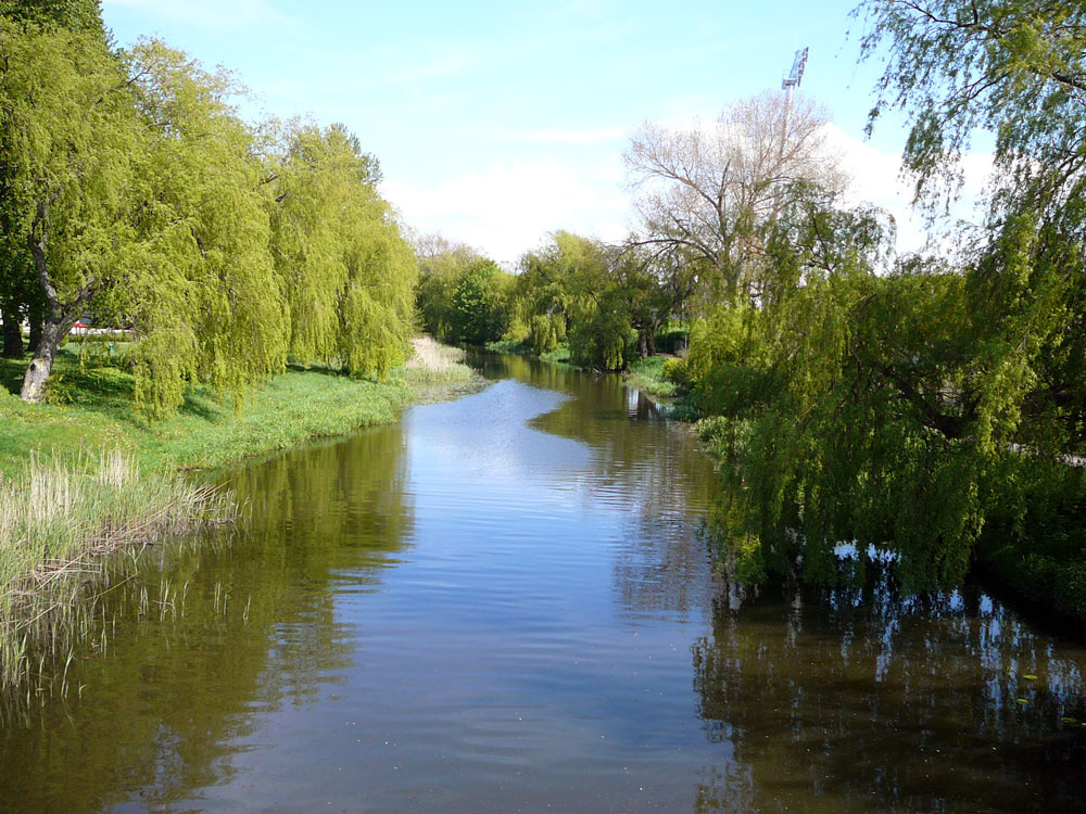 Holzkanal in Kolberg. Foto: Kolberg-Café Holzkanal in Kolberg. Foto: Kolberg-Café