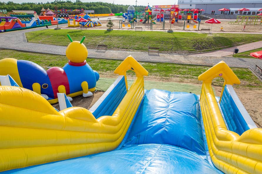 Rutsche im Freizeitpark. Foto: Park Pomerania Rutsche im Freizeitpark. Foto: Park Pomeranie