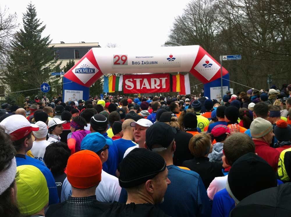 Start beim Kolberger 15-Kilometer-Run