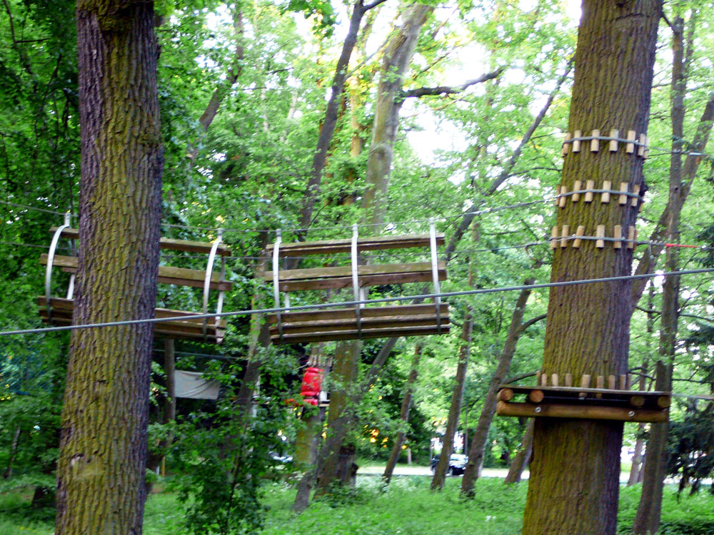 Klettergarten in Kolberg. Foto: Kolberg-Café