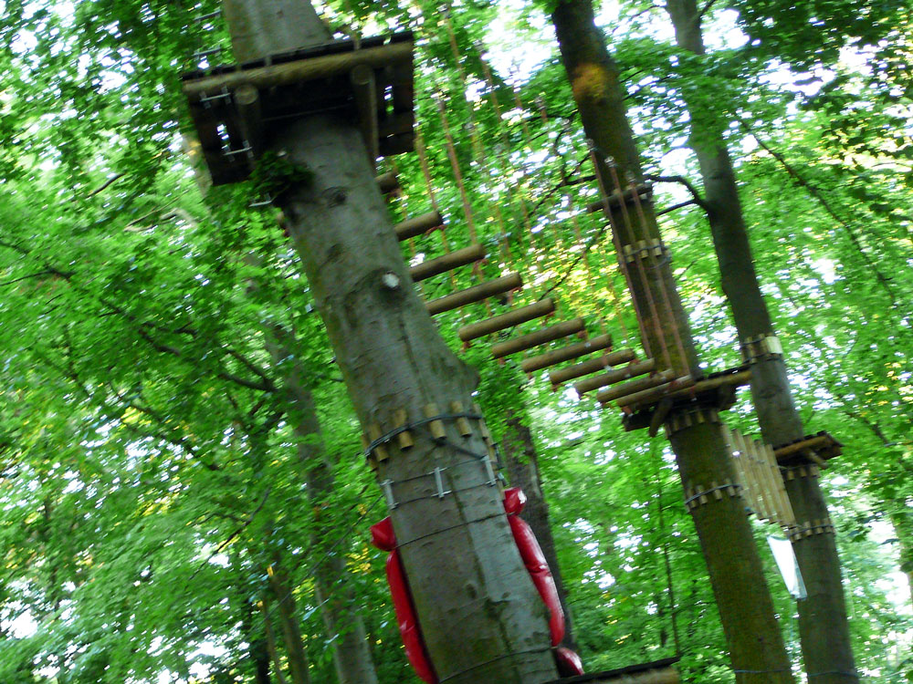 Klettergarten in Kolberg. Foto: Kolberg-Café