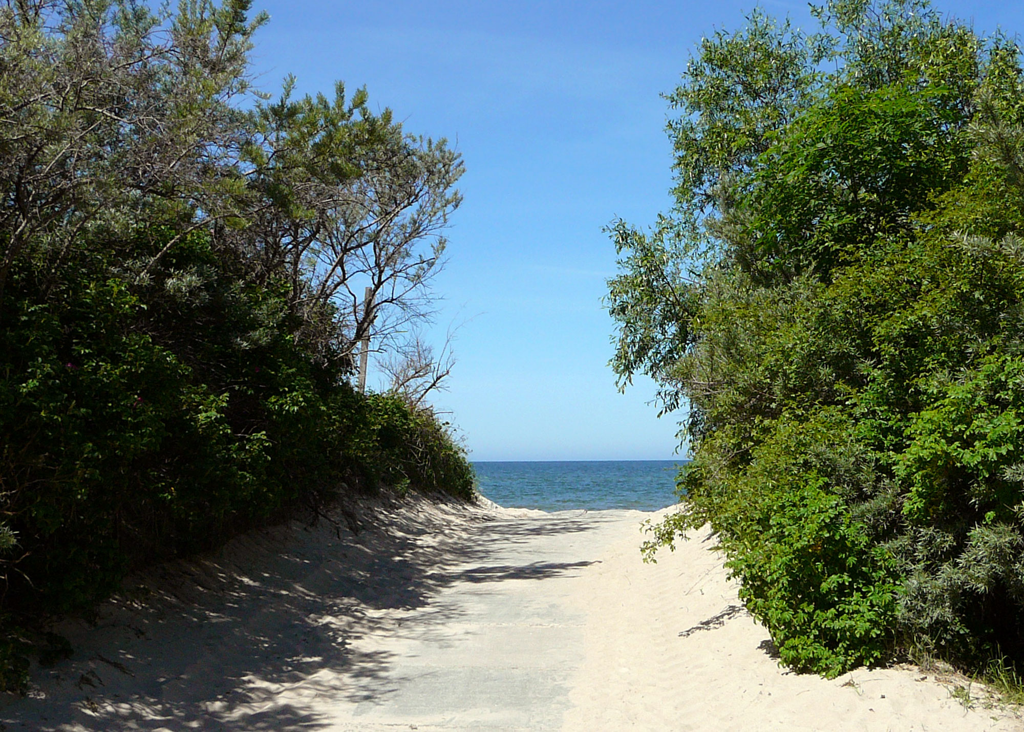 Strandweg in Kolberg. Foto: Kolberg-Café