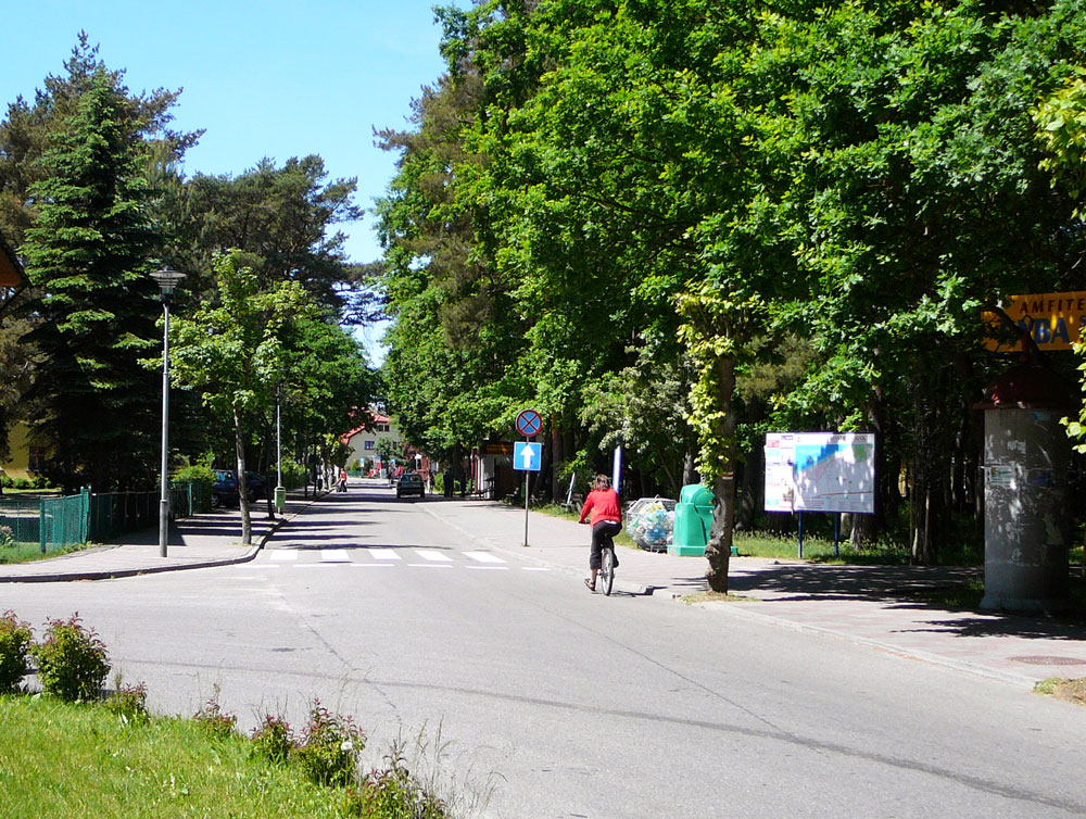 Straße in Ustronie Morskie. Foto: Kolberg-Café